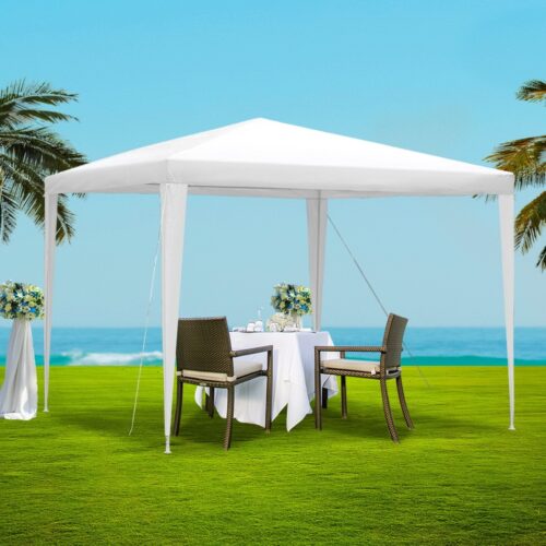 Instahut Gazebo 3x3m Wedding Party Marquee Tent Outdoor Event Camping Canopy Shade White - Image 9