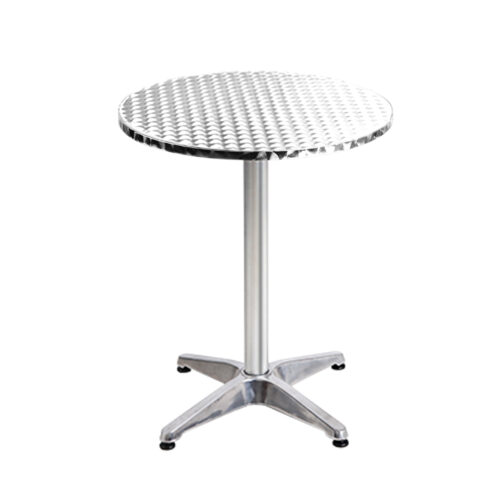 Gardeon Set of 2 Outdoor Bar Table Aluminium Round 70/110CM - Image 4