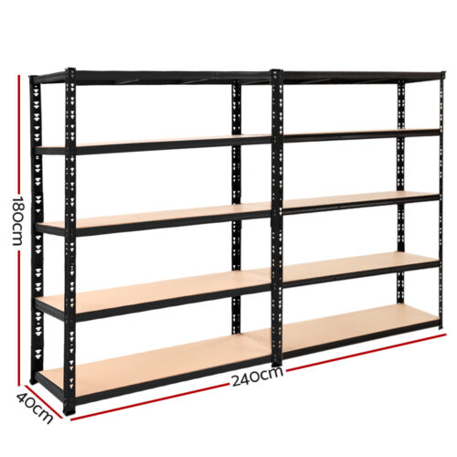 Giantz 2.4Mx1.8M Garage Shelving Warehouse Rack Pallet Racking Storage Shelve - Image 3