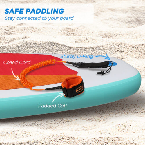Kahuna Hana Safety Leash for Stand Up Paddle Board - Image 6