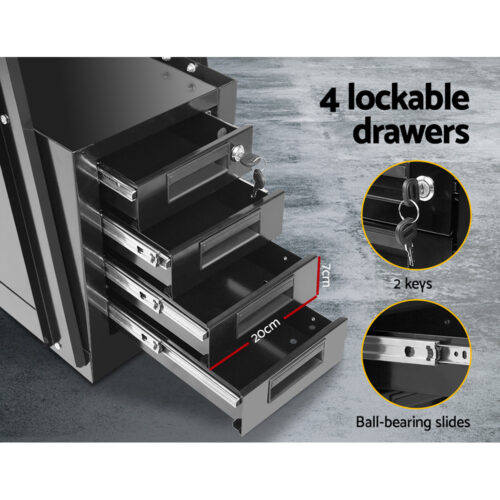 Giantz Welding Trolley Cart 4 Drawer MIG TIG ARC Welder Plasma Cutter - Image 7