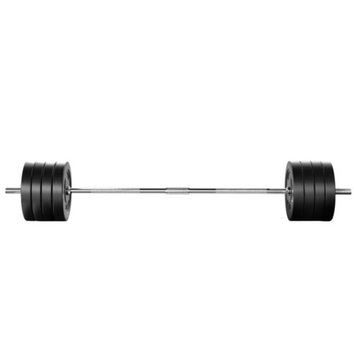 Everfit 88kg Barbell Set Weight Plates Bar Lifting Bench 168cm - Image 2