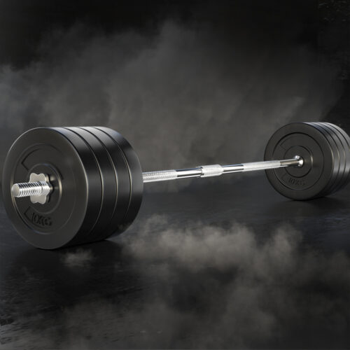 Everfit 88kg Barbell Set Weight Plates Bar Lifting Bench 168cm - Image 6