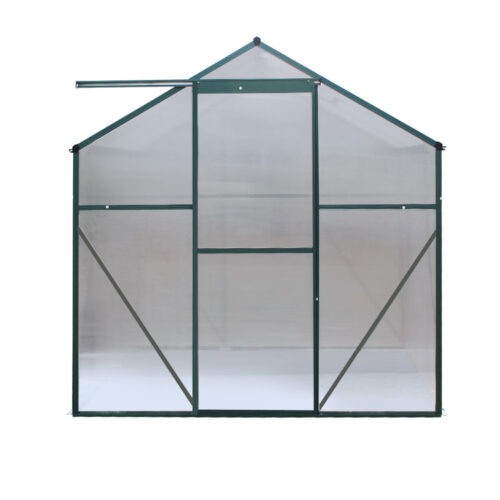 Green Fingers Greenhouse 1.9x1.9x1.83M Aluminium Polycarbonate Green House Garden Shed - Image 2