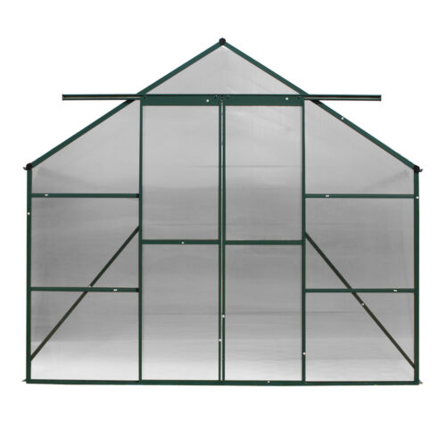 Green Fingers Greenhouse 4.43x2.44x2.15M Aluminium Polycarbonate Green House Garden Shed - Image 2