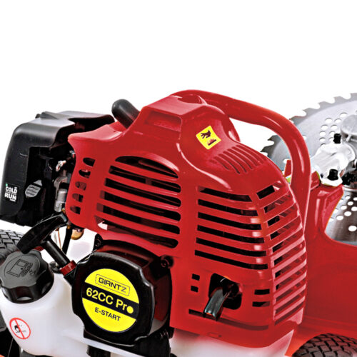 Giantz 62cc Petrol Brush Cutter Whipper Saw Trimmer 2 Stroke 3-in-1 Wheel - Image 4