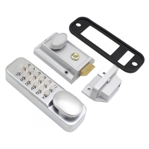Push Button Digital Combination Security Door Lock Zinc Alloy - Image 4