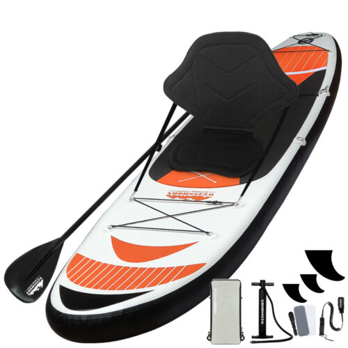 Weisshorn Stand Up Paddle Board 11ft Inflatable SUP Surfboard Paddleboard Kayak Surf Red - Image 2