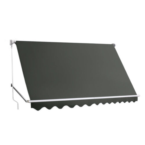Instahut Window Fixed Pivot Arm Awning Outdoor Blinds Retractable Canopy3.1X2.1M - Image 2