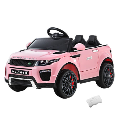 Rigo Kids Electric Ride On Car Range Rover-inspired Toy Cars Remote 12V Pink - Image 2