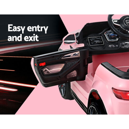 Rigo Kids Electric Ride On Car Range Rover-inspired Toy Cars Remote 12V Pink - Image 7