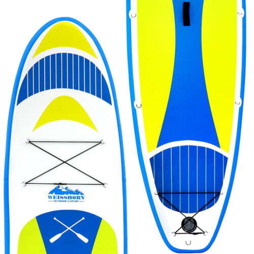 Weisshorn Stand Up Paddle Board 11ft Inflatable SUP Surfboard Paddleboard Kayak Surf Yellow - Image 4