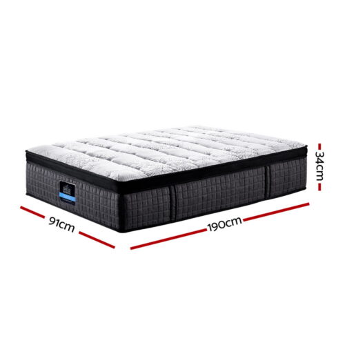 Giselle Bedding 34cm Mattress 9 Zone Latex Foam Single - Image 3
