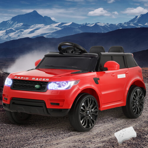 Rigo Kids Electric Ride On Car SUV Range Rover-inspired Cars Remote 12V Red - Image 9