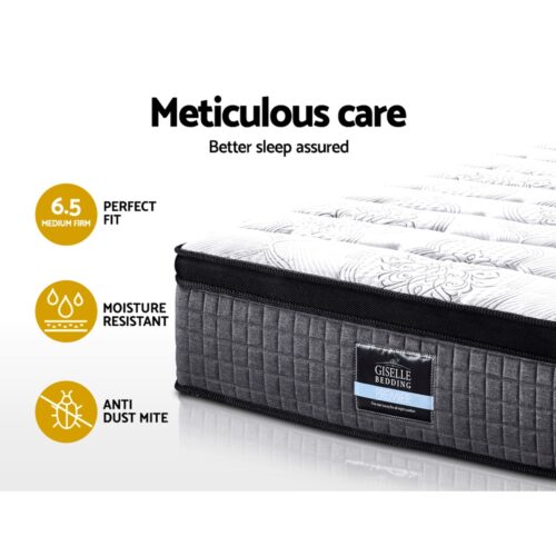 Giselle Bedding 34cm Mattress 9 Zone Latex Foam King - Image 6
