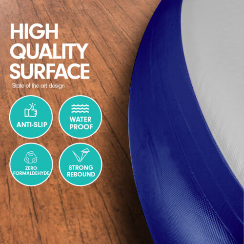 Powertrain 1m Air Track Spot Round Inflatable Tumbling Mat  Dark Blue - Image 4