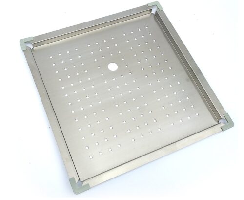 Stainless Steel Sink Colander 430 x 430mm Drainer Draining Tray Strainer Laundry