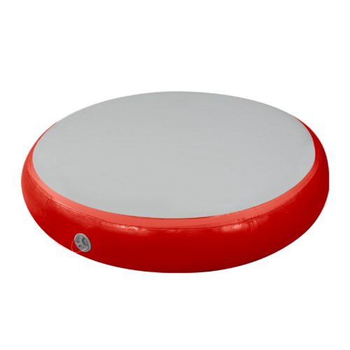 Powertrain 1m Air Track Spot Round Inflatable Tumbling Mat  Red