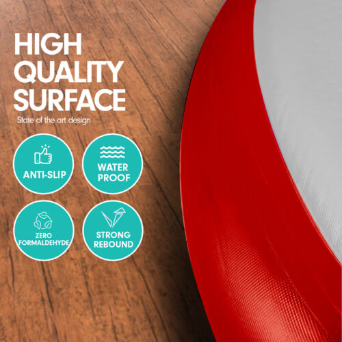 Powertrain 1m Air Track Spot Round Inflatable Tumbling Mat  Red - Image 4