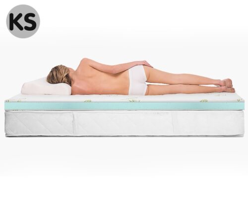 Cool GEL Memory Foam Mattress Topper  King Single - Image 2
