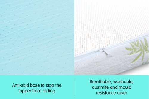 Cool GEL Memory Foam Mattress Topper  King Single - Image 7