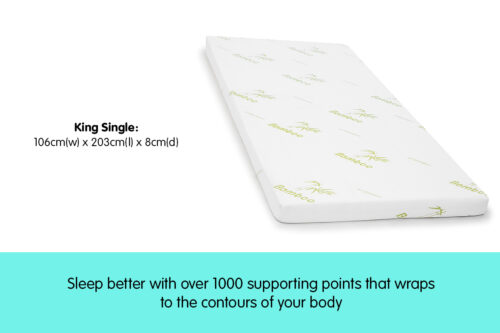 Cool GEL Memory Foam Mattress Topper  King Single - Image 8