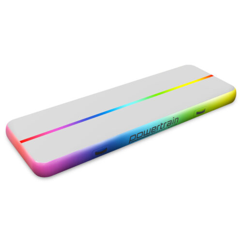 Powertrain 3m x 1m Air Track Inflatable Gymnastics Mat  Rainbow - Image 3