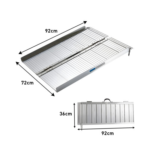 Aluminium Foldable Wheelchair Ramp R01  3ft - Image 3