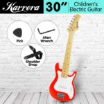 Karrera Electric Childrens Guitar Kids  Red