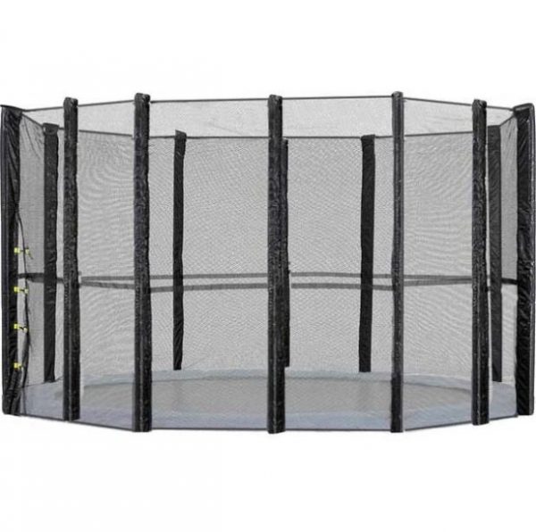 10ft Trampoline Replacement Safety Pad and Net 8 Poles Pink - Image 2