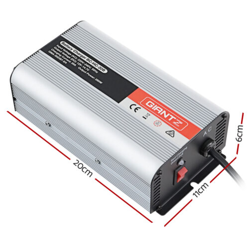 Giantz 12V 20A Car Battery Charger Inverter 20 Amp ATV 4WD Boat Caravan - Image 2