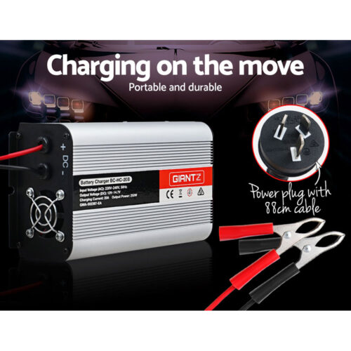 Giantz 12V 20A Car Battery Charger Inverter 20 Amp ATV 4WD Boat Caravan - Image 6