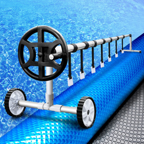 Aquabuddy Pool Cover 500 Micron 10x4m Silver Swimming Pool Solar Blanket 4m Roller - Image 7