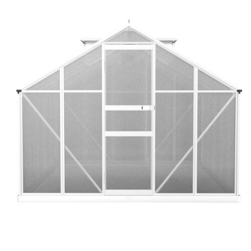 Green Fingers Greenhouse 3x2.5x1.95M Aluminium Polycarbonate Green House Garden Shed - Image 2