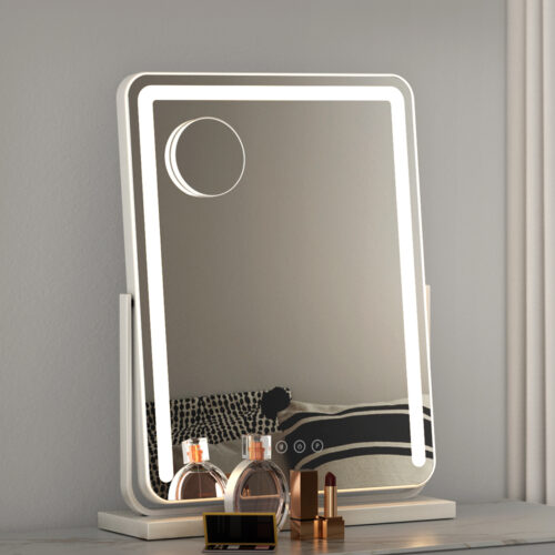 Embellir Makeup Mirror 40x50cm Hollywood Vanity with LED Light Strip Rotation - Image 8