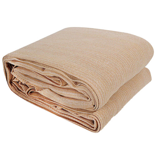 Instahut Shade Sail 2x4m Rectangle 280GSM 98% Sand Shade Cloth - Image 2