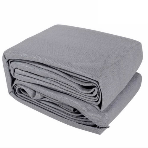 Instahut Shade Sail 6x6x6m Triangle 280GSM 98% Grey Shade Cloth - Image 2