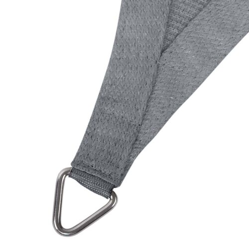Instahut Shade Sail 3x3m Square 280GSM 98% Grey Shade Cloth - Image 4