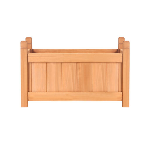 Green Fingers Garden Bed 60x30x33cm Wooden Planter Box Raised Container Growing - Image 4