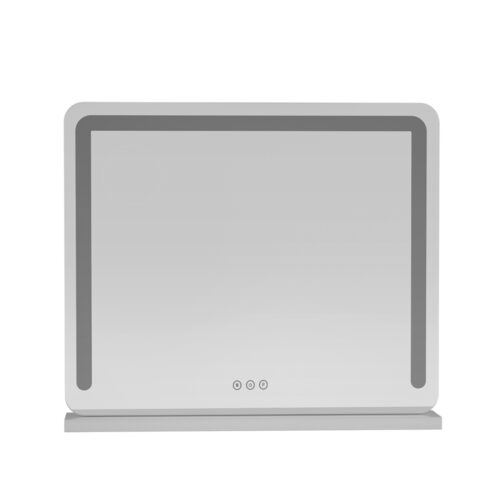 Embellir Makeup Mirror 60x50cm Hollywood Vanity with LED Light Tabletop White - Image 3