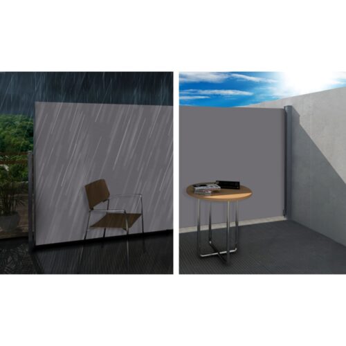 Instahut Side Awning Sun Shade Outdoor Blinds Retractable Screen 1.4X3M GR - Image 7