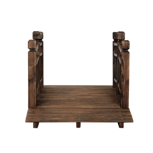 Gardeon Garden Decor Outdoor Ornament Wooden Bridge 150cm - Image 4