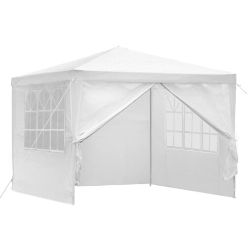 Instahut Gazebo 3x3m Marquee Wedding Party Tent Outdoor Camping Side Wall Canopy Window Panel White - Image 2