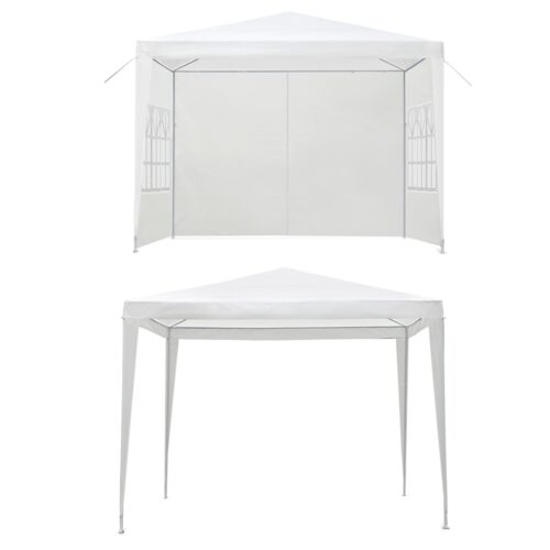 Instahut Gazebo 3x3m Marquee Wedding Party Tent Outdoor Camping Side Wall Canopy Window Panel White - Image 4