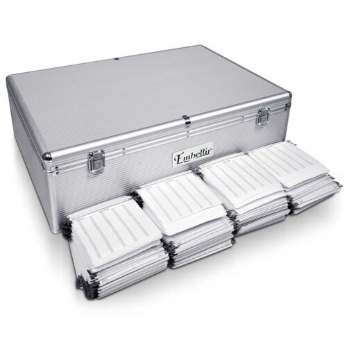 Embellir CD Case DVD Cases Storage Box 1000 Discs Aluminium Case DVD Folders - Image 8