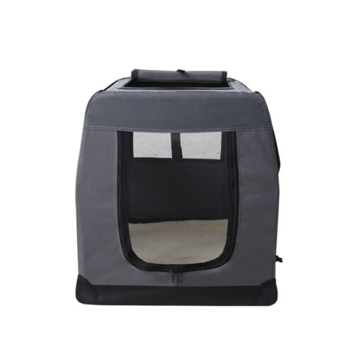 i.Pet Pet Carrier Soft Crate Dog Cat Travel 82x58CM Portable Foldable Car XL - Image 5