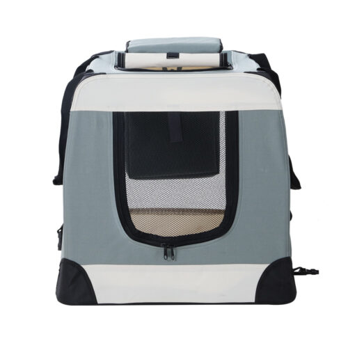 i.Pet Pet Carrier Soft Crate Dog Cat Travel 90x61CM Portable Foldable Car 2XL - Image 5