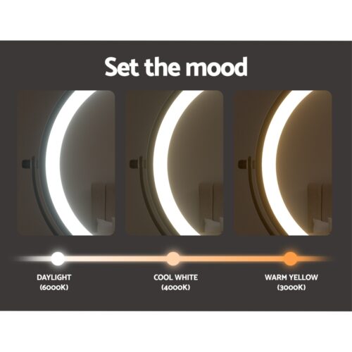 Embellir Extendable Makeup Mirror 10X Magnifying Double-Sided Bathroom Brown - Image 7
