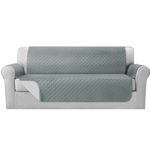 Artiss Sofa Cover Couch Covers 4 Seater 100% Water Resistant Grey - Image 2