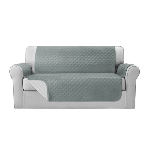 Artiss Sofa Cover Couch Covers 3 Seater 100% Water Resistant Grey - Image 2